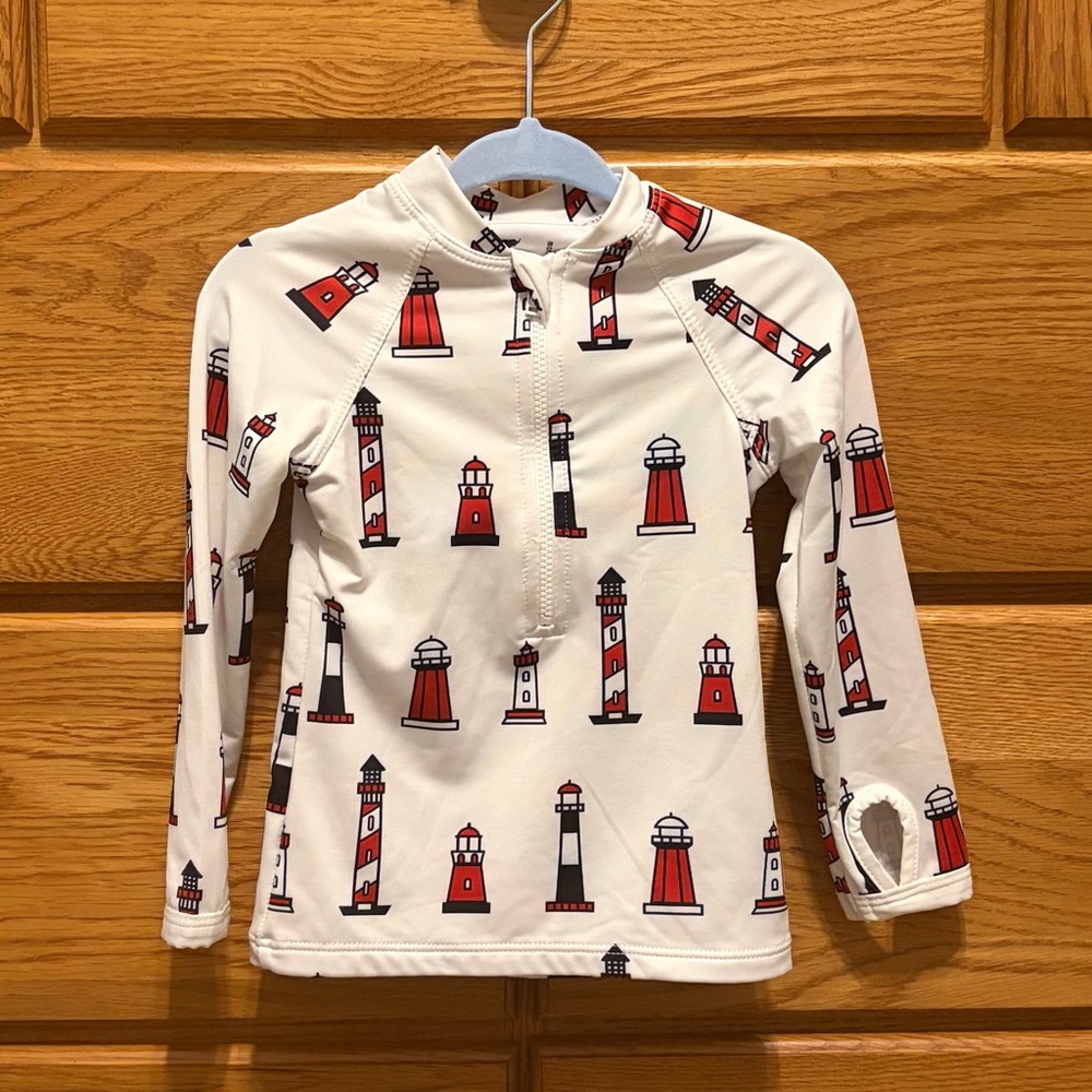 Monica & Andy Lighthouse Rashguard 🌊 12-18 mo